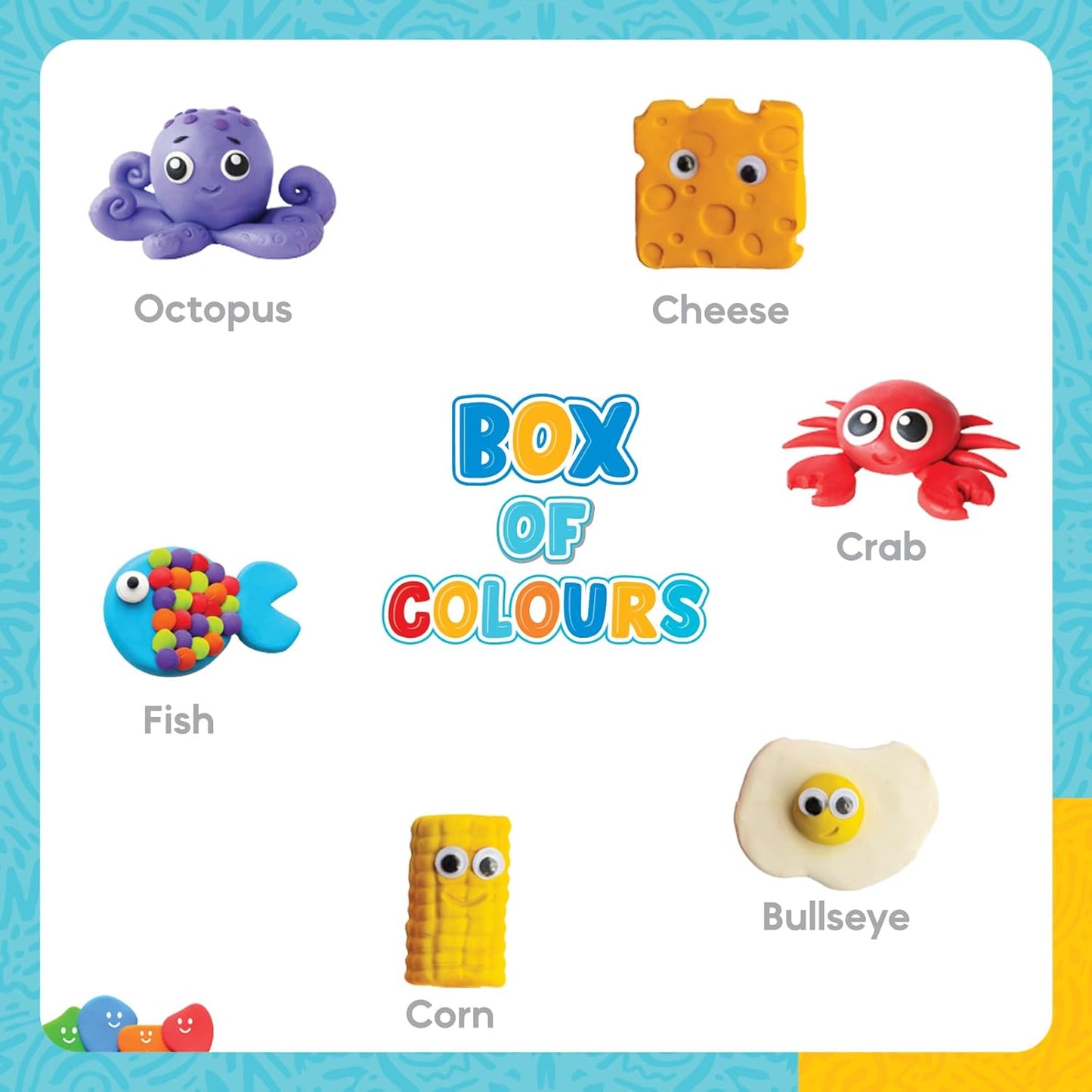 Funskool-Fundough Compound Box of Colours, 600 gms, (12 x 50 GMS) Multicolour, Dough, Toy, Shaping, Sculpting, 3 Years

