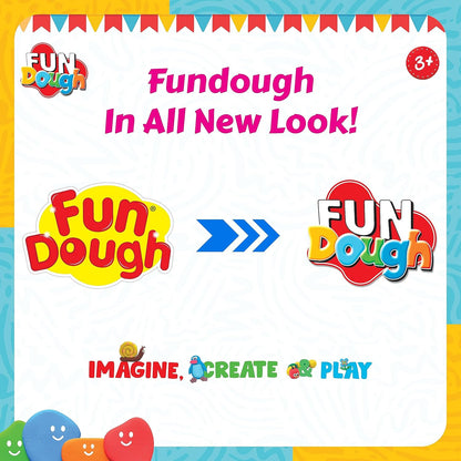 Funskool-Fundough Compound Box of Colours, 600gms, (12×50 GMS) Multicolour, Dough, Toy, Shaping, Sculpting, 3 Years (1731200)
