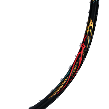 HUNDRED Z-TRONIC 100 Badmintonschläger (4U) – Leistung, Kraft und Stabilität (Schwarz-Weiß)