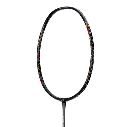 HUNDRED Battle 900-3U Graphite bespanntes Badmintonschläger mit vollständiger Schlägerhülle (schwarz)