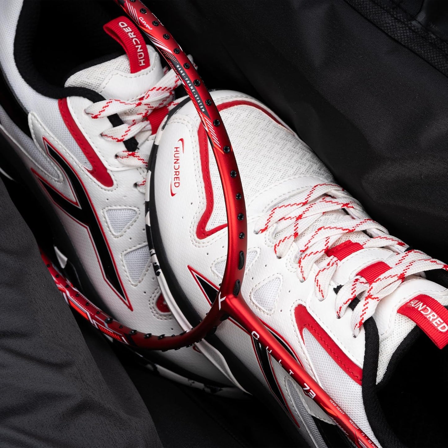 HUNDRED Urban Pod Badminton Kit Bag, 3 Spacious Compartments, Double Zip Closure
