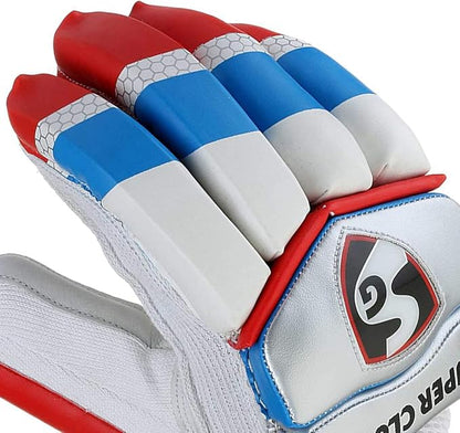 SG Super Club Cricket Batting Gloves | Multicolor | For Right-Handed Batsman