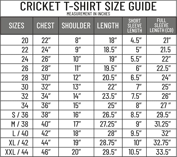 DSC Men's Atmos Polyester Full Sleeve Cricket T-Shirt Size 32 (White) | Lightweight | Comfortable | Stylish