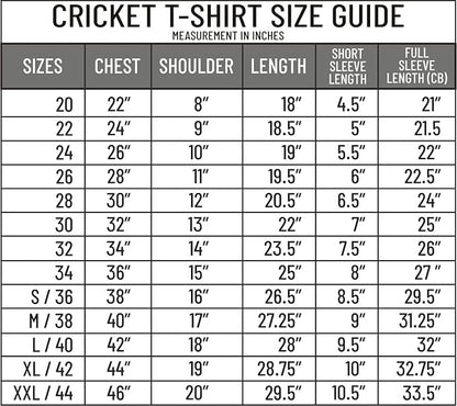 DSC Men's Atmos Polyester Full Sleeve Cricket T-Shirt Size 32 (White) | Lightweight | Comfortable | Stylish