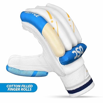 DSC Condor Ruffle Cricket Batting Gloves | Multicolor | Größe: Herren | Für Rechtshänder Batsman