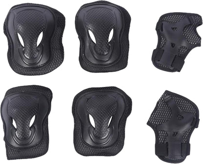 Endless EL1028 Protective Protection Set for Skating, Cycling and Skateboarding with Knee, Elbow and Wrist Protector | Material: ABS, Nylon | With Adjustable Straps for a Perfect Fit for Adults | Blue