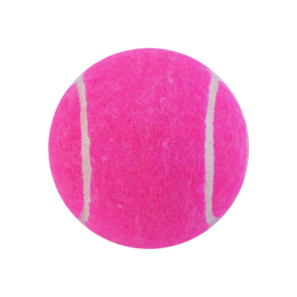 DSC Nitro Heavy Rubber Tennis Ball (Pack of 2)| Color: Pink  | Premium outer felt for greater durability | Rubber seams | Ideal for beginners