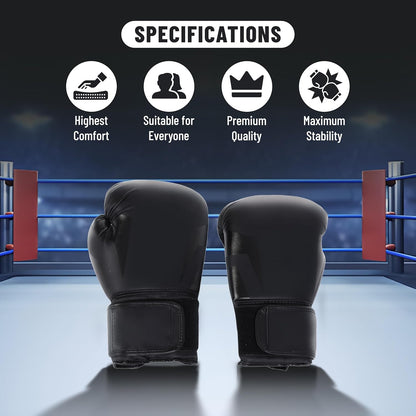 Endless Boxing Gloves Pair | Material: Synthetic Leather | Ideal for Stability &amp; Impact Resistance | Boxing Gloves for Boxing, MMA, Muay Thai, Kickboxing &amp; Martial Arts | For Men and Boys