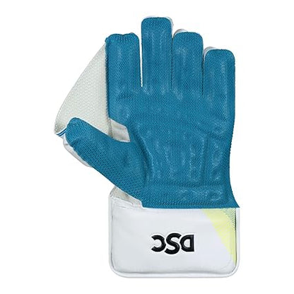 DSC Condor Glider Leather Cricket Wicket Gloves for Men | Size - Boys | Use for Wicket Keeping and Batting