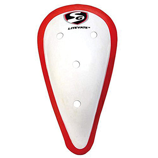 SG ACE Cricket Abdominal Guard | Material: plastic | For workout, gym, cricket and other sports | Edge with foam coating