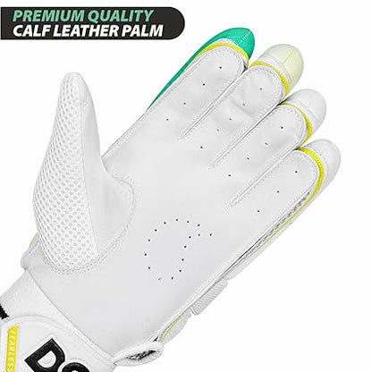 DSC Condor Glider Cricket Batting Gloves | Multicolor | Size: Youth | For Right-Handed Batsman