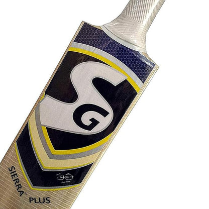 SG Sierra Plus Cricketschläger für Herren und Jungen | Material: Kaschmirweide | Leicht | Kostenlose Abdeckung | Spielbereit | Für fortgeschrittene Spieler
