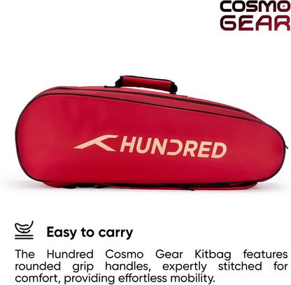 Hundred Cosmogear Badminton Set Bag |Double Zipper | Front Zipper Pocket