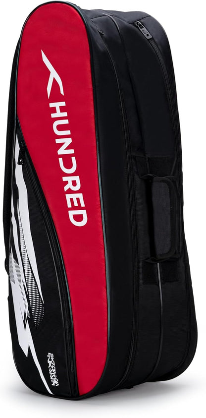 Hundred Cosmogear Badminton Set Bag |Double Zipper | Front Zipper Pocket