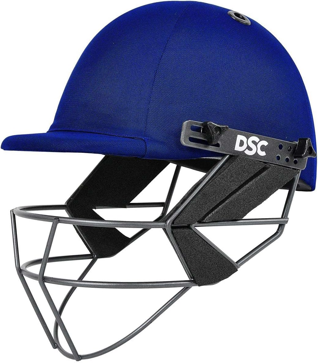 DSC FORT 44 Cricket-Helm | Maroon | Größe: Extra Large | Für Männer & Jungen | Stahlgitter | Verstellbarer Rückenstützriemen | Abnehmbares und waschbares Schweißband | Leichtgewicht