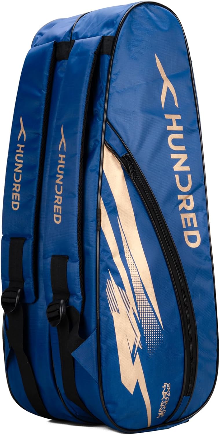 Hundert Cosmogear Badmintonset Tasche |Doppelreißverschluss|Tasche mit Reißverschluss vorne