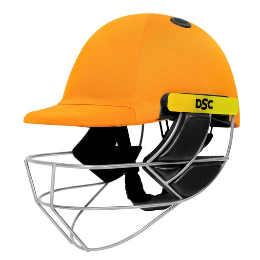 DSC Avenger PRO Premium Cricket-Helm | Für Männer & Jungen | Fester Federstahlgrill | Rückenstützriemen | Nackenschutz | Leichtgewicht