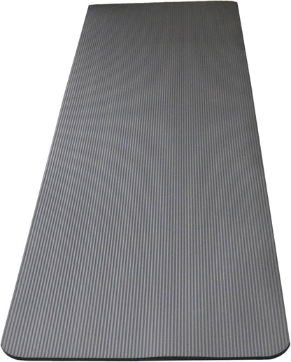 Endless NBR Black Yoga Matte | Bequeme und strapazierfähige Gymnastikmatte | Anti-Rutsch-Phthalat getestet | Größe: 183 * 61cm, 1cm dick | Farbe: Schwarz | NBR-Schaum | Übung, Yoga, Pilates und Workouts