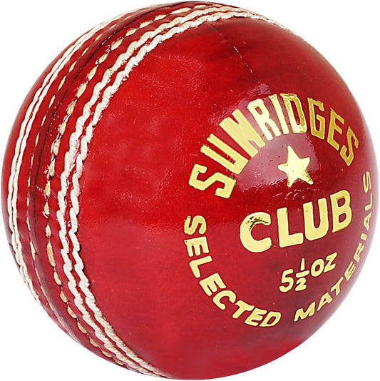 SS Club Cricket Ball | Water Proofed Leather Ball | Geeignet für Trainingsspiel | Turnierspiel | Top Qualität Kork | Training | Hartplatz | Gras