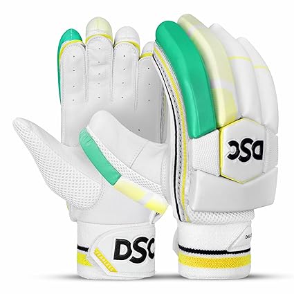 DSC Condor Glider Cricket Batting Gloves | Multicolor | Size: Youth | For Right-Handed Batsman