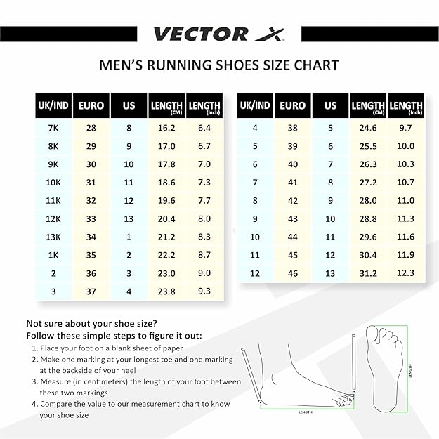 Vector X Running/Jogging/Walking Gym Unisex Laceup Light Weight Schuhe Grün-Gelb