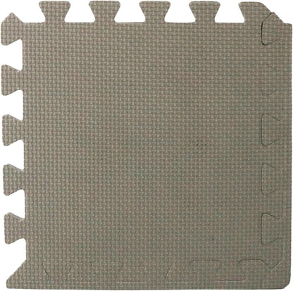 Endless EVA Foam Packung mit 18 Stück grauen Puzzle-Bodenmatten | Größe: 30 * 30 cm, 1 cm dick | Farbe: grau | Material: EVA | Ineinandergreifende Fliesen zum Schutz des Bodens in Ihrem Haus oder Fitnessstudio