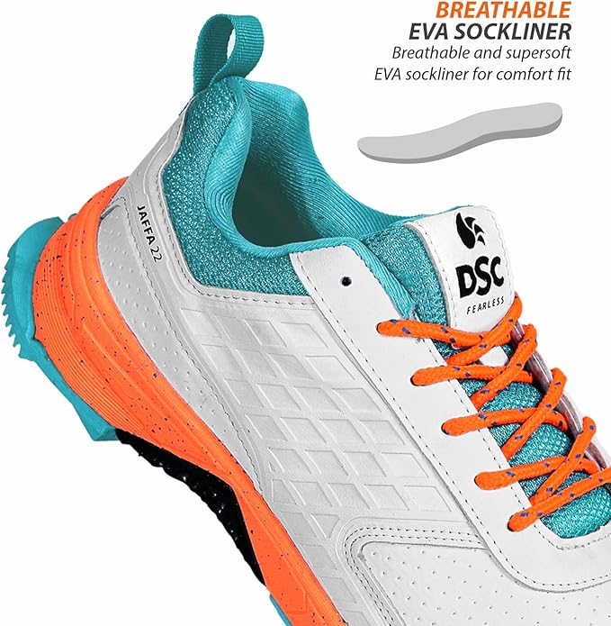 DSC Jaffa 22 Cricket-Schuhe für Männer und Jungen Material: Mesh Atmungsaktives Mesh Anti-Rutsch-Sohle für verbesserte Haltbarkeit und Stabilität