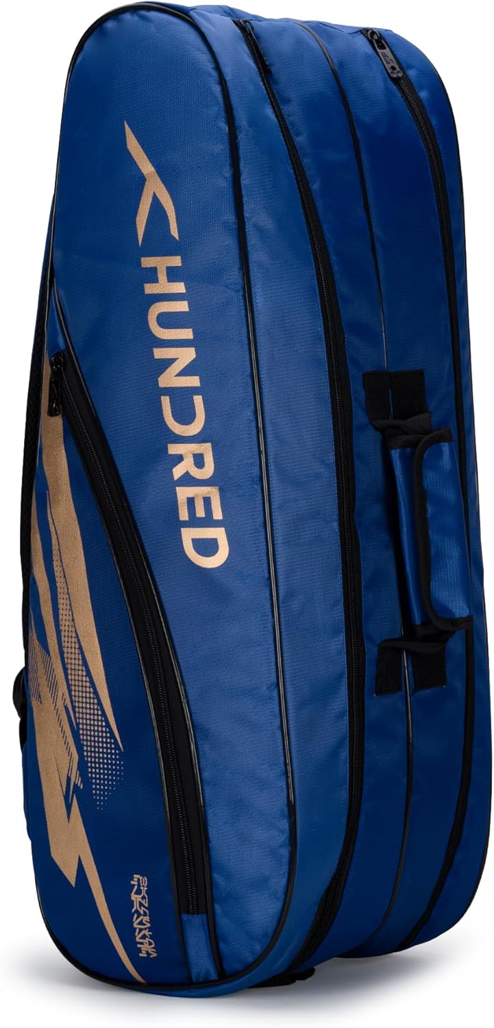 Hundert Cosmogear Badmintonset Tasche |Doppelreißverschluss|Tasche mit Reißverschluss vorne