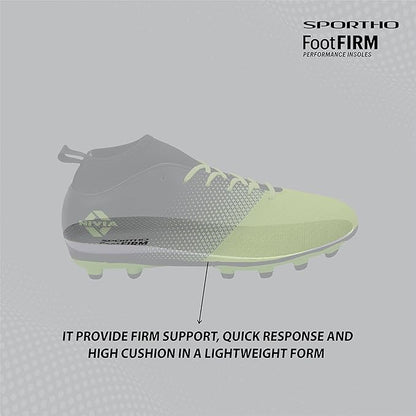 Nivia Ashtang Fußballstollen für Männer/Sport und athletische Schuhe mit PU Synthetik Leder Ober/bequeme Fußballschuhe