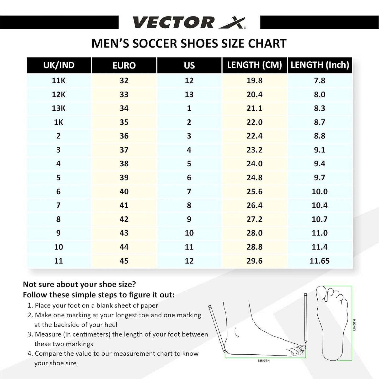 Vector X Fantastic Herren-Fußballschuhe mit PU-Außenmaterial und TPU-Sohle für Outdoor-Indoor-Fußballtraining und Ausbildung