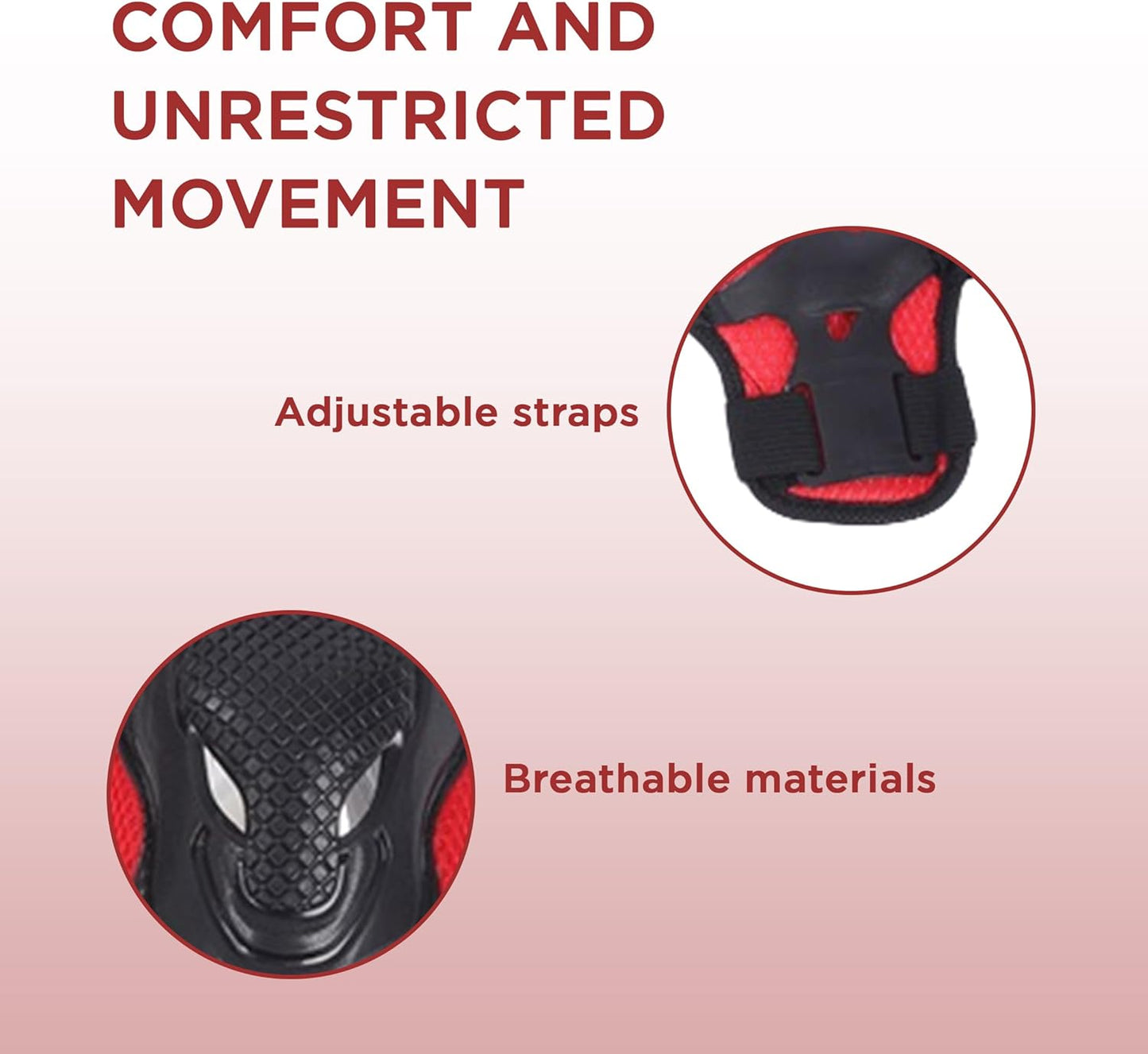 Endless EL1028 Protective Protection Set for Skating, Cycling and Skateboarding with Knee, Elbow and Wrist Protector | Material: ABS, Nylon | With Adjustable Straps for a Perfect Fit for Adults | Blue