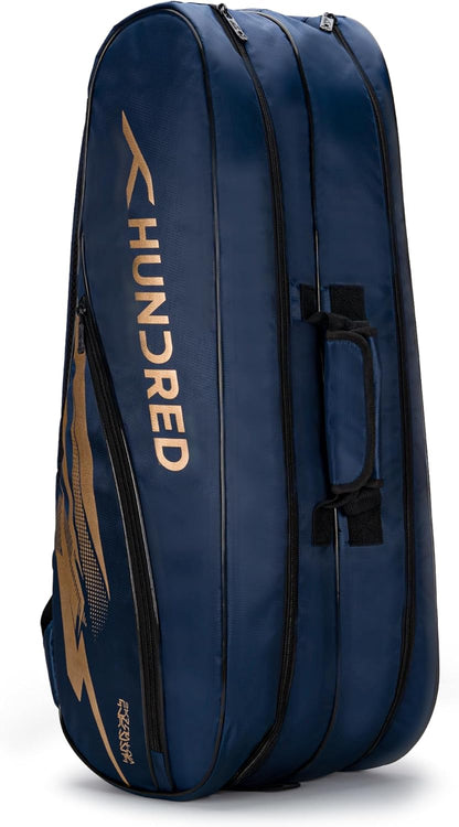 Hundred Cosmogear Badminton Set Bag |Double Zipper | Front Zipper Pocket