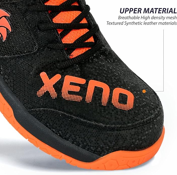 DSC Xeno Badmintonschuhe  Für Herren und Jungen | Mit nicht abfärbender Laufsohle aus Naturkreppgummi