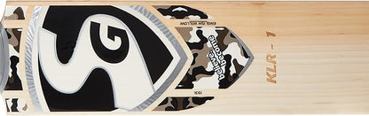 SG Klr 1 Cricketschläger | Farbe: Beige/Weiß | Größe: Short Handle | Material: English Willow | Für Männer & Jungen | Leichtgewicht | Langlebig | Maximale Stabilität & Power | Kraftvolle Schläge