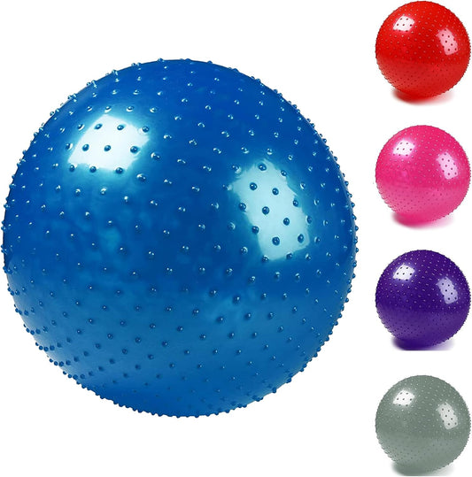 Endless Thick Yoga Ball | Assorted | Material: PVC | Gym Exercise Ball, Anti-Burst Yoga Ball | Balance Ball Chair for Fitness Workout Stability Pilates | for Gym & Home | Bath Men & Women