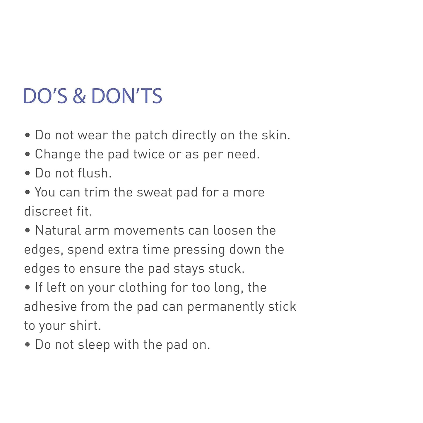 Sirona Einweg-Achselpads, Antitranspirant Absorbent Geruch Blocker Pads Achsel Kleid Shields, kämpft Hyperhidrose (80 Pads)