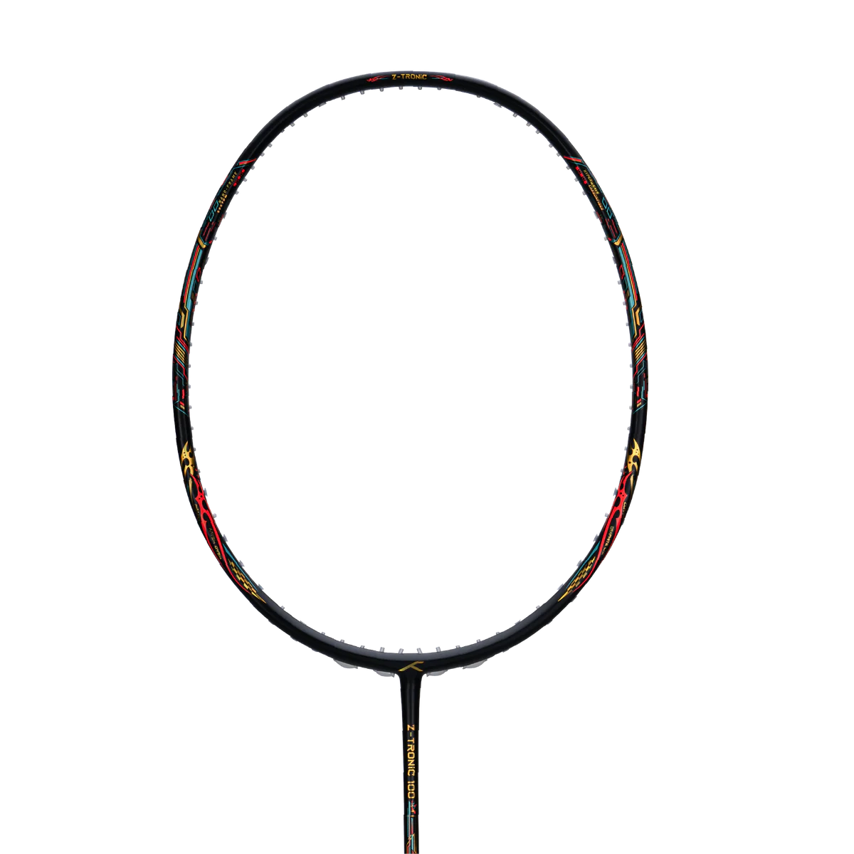 HUNDRED Z-TRONIC 100 Badmintonschläger (4U) – Leistung, Kraft und Stabilität (Schwarz-Weiß)