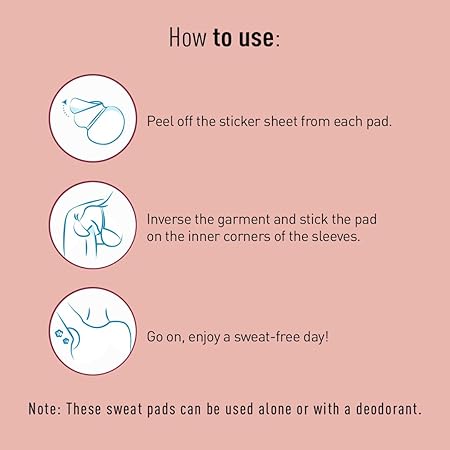 Sirona Einweg-Achselpads, Antitranspirant Absorbent Geruch Blocker Pads Achsel Kleid Shields, kämpft Hyperhidrose