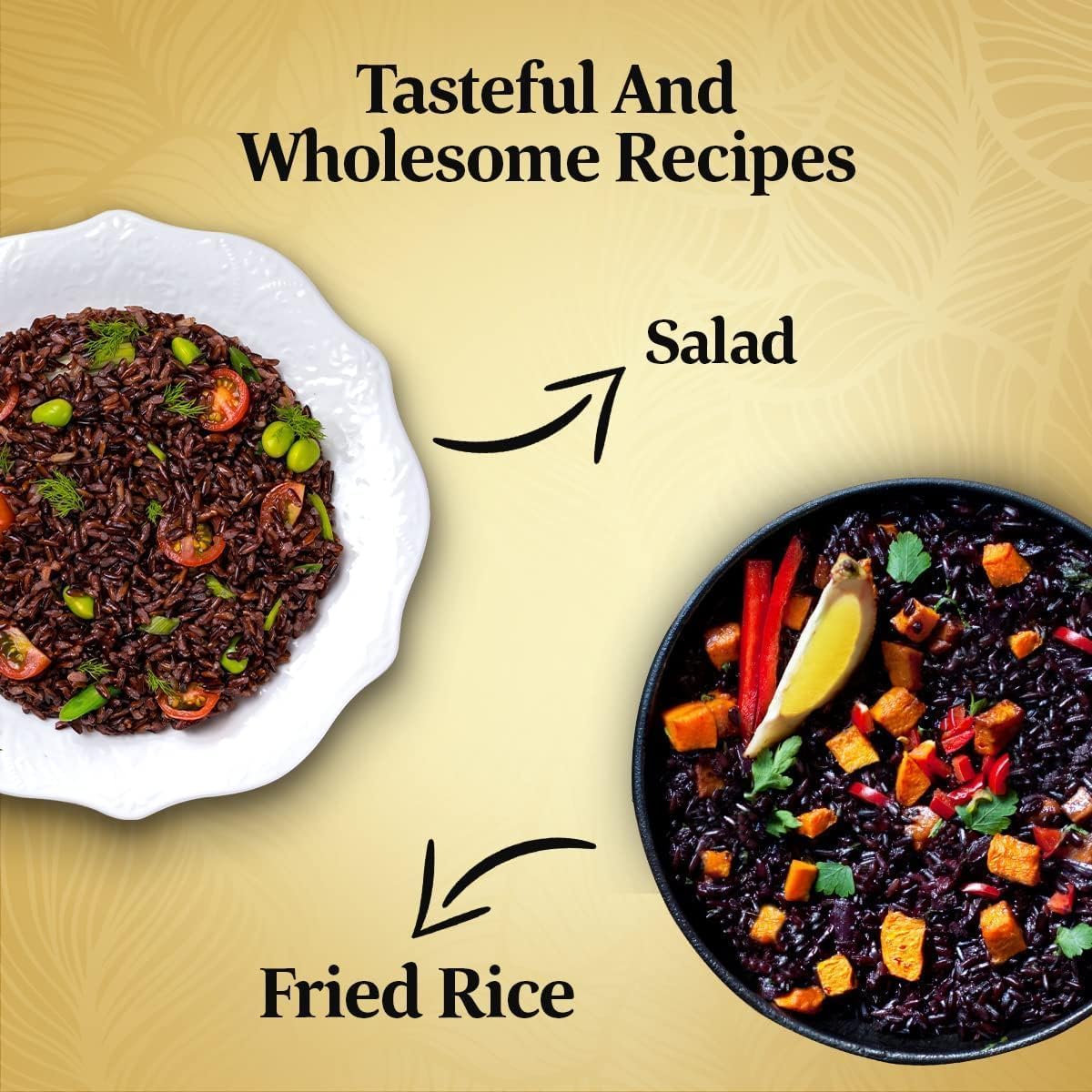 Daawat Black Rice Immuno Plus 1 kg Packung – Superfood mit hohem Proteingehalt, reich an Antioxidantien und Mineralien und fettarm – Vollkorn