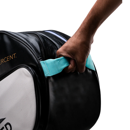 Hundred Trail Blazer Duffle Kit Bag | Geräumige Sporttasche mit großem Fach für Schläger, Schuhe und Ausrüstung | Kostenloser zusätzlicher Schuhbeutel mit Kordelzug | Ideal für Sport, Fitnessstudio und Reisen