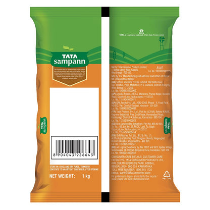 Tata Sampann Chana Dal (gespaltene Bengal-Kichererbsen) 1 kg | Ungeschälte indische Hülsenfrüchte | Proteinreiche Linsen | Reich an Ballaststoffen | Ideal für Currys, Suppen und Snacks