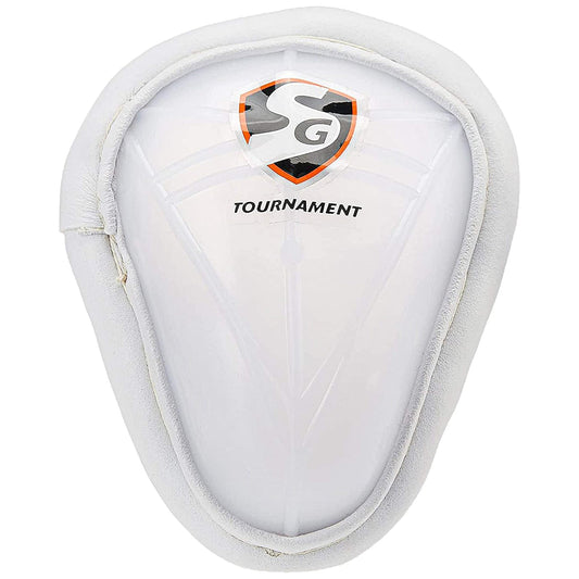 SG ACE Cricket Abdominal Guard | Material: plastic | For workout, gym, cricket and other sports | Edge with foam coating