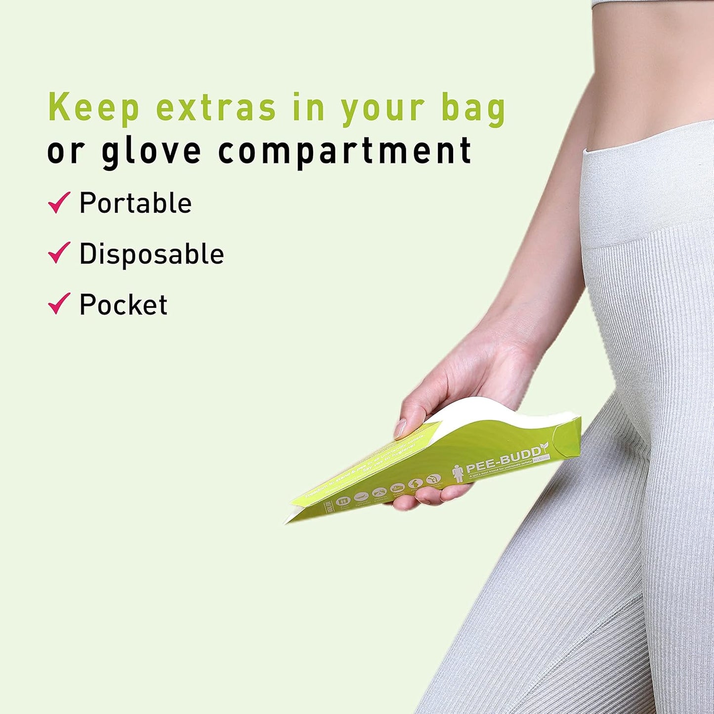 PEE BUDDY Urinal aus Pappe Pipi Trichter für Frauen, Pinkeln im Stehen, Urinierhilfe für Frauen Antibacterial Pipi Trichter für Frauen