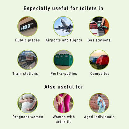 PEE BUDDY Urinal aus Pappe Pipi Trichter für Frauen, Pinkeln im Stehen, Urinierhilfe für Frauen Antibacterial Pipi Trichter für Frauen