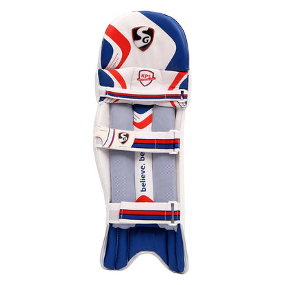 SG Club Cricket Batting Legguard | Material: PVC | Für Männer & Jungen | Cashmillon gefüllter Stock | Schaumstoff mit geringer Dichte | Seitenflügel aus Baumwolle | Kissen aus hochdichtem Schwamm | Abwischbar | Verstellbar