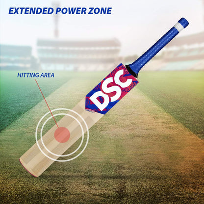 DSC Intense Force Kashmir Willow Cricketschläger, Größe-Short Handle, Multicolor