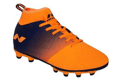 Nivia Ashtang Fußballstollen für Männer/Sport und athletische Schuhe mit PU Synthetik Leder Ober/bequeme Fußballschuhe