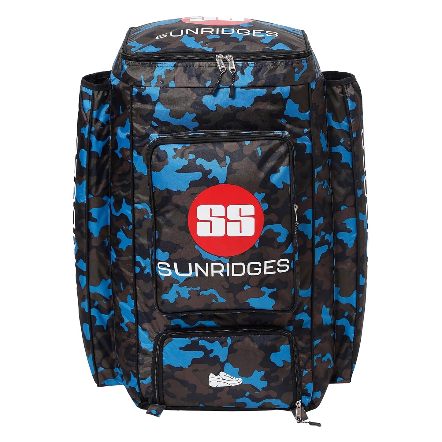 SS Camo Duffle Cricket Kit Bag | Leichtes Gewicht mit attraktivem Design | Wetterbeständig | Geräumiger Stauraum | Komfort | Stilvoll und sportlich | Schulterriemen | Spezieller Schlägerhalter