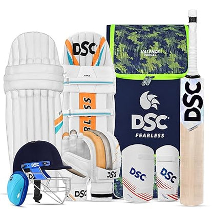 DSC 1500154 Premium-Komplettset mit Helm Cricket-Set