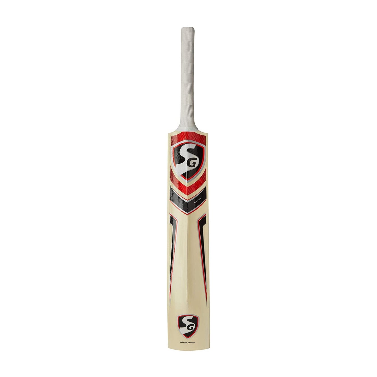 SG Max Cover Cricketschläger für Herren und Jungen (Beige) | Material: Kashmir Willow | Leichtgewicht | Free Cover | Spielfertig | Für Fortgeschrittene Spieler | Ideal für Lederball